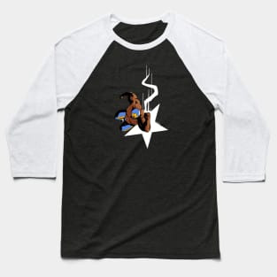 Super Star Elbow Drop Baseball T-Shirt